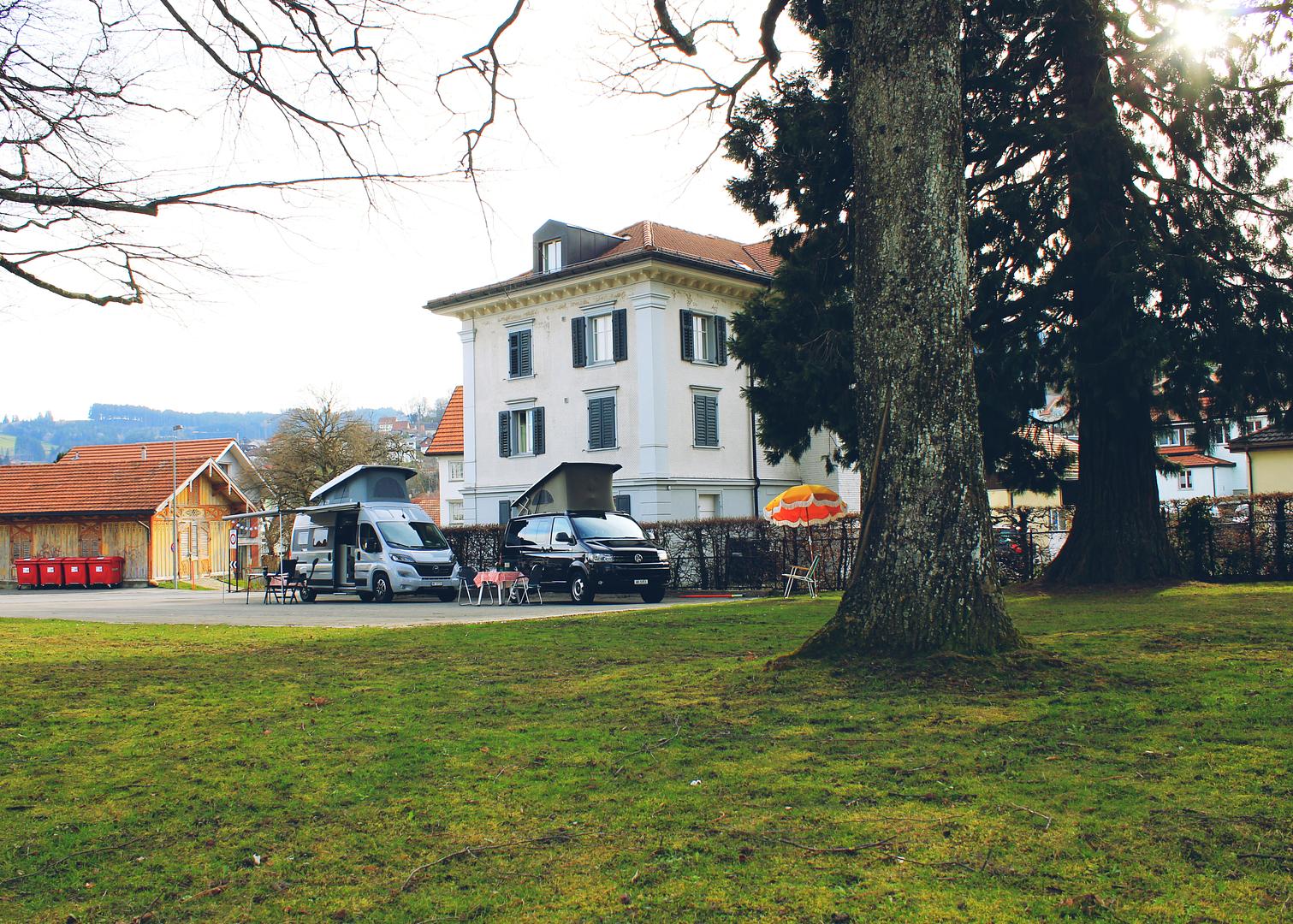 Stellplatz im Bad Heiden